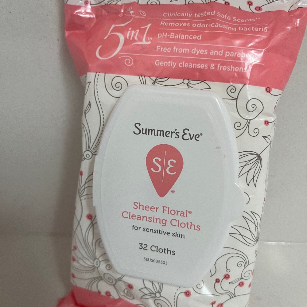 Summers eve cleansing clothes fresh cleanse wipes 2 packages 2pc 64wipes total